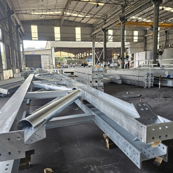 Gia công cấu kiện kết cấu thép các loại